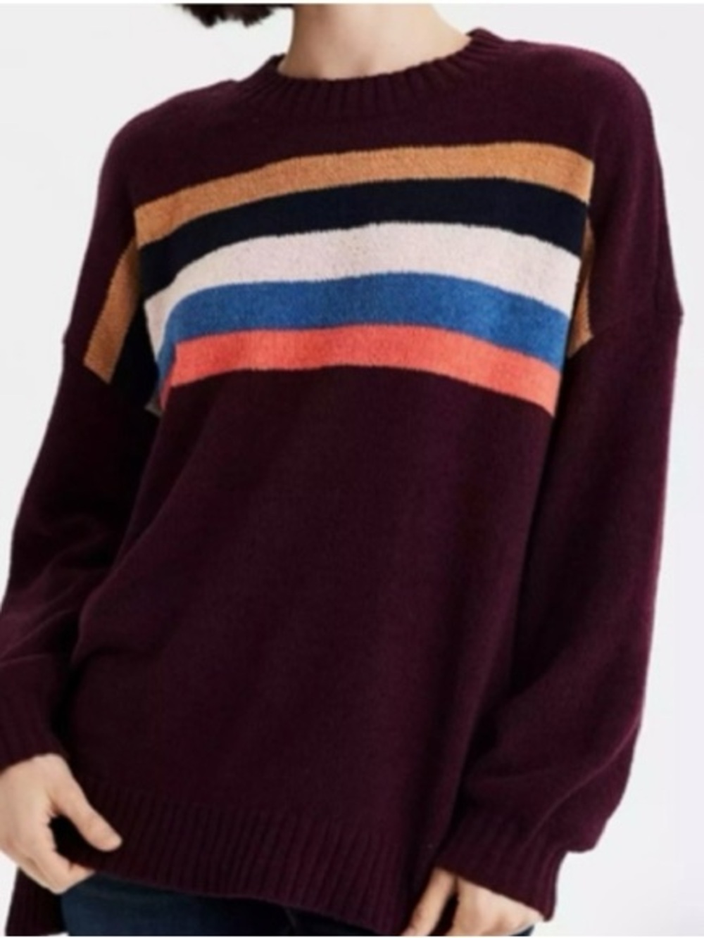American Eagle Relaxed Fit Crewneck Sweater